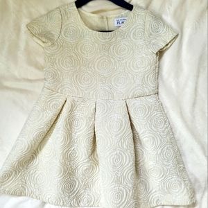 Beautiful floral ivory dress 3T